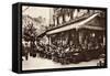 Brasserie Cafe Du Dome, Paris, 1920-null-Framed Stretched Canvas