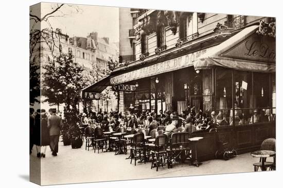 Brasserie Cafe Du Dome, Paris, 1920-null-Stretched Canvas