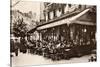 Brasserie Cafe Du Dome, Paris, 1920-null-Stretched Canvas