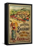 Brasserie de Baccarat-null-Framed Stretched Canvas