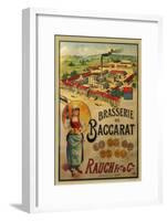 Brasserie de Baccarat-null-Framed Giclee Print