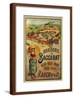 Brasserie de Baccarat-null-Framed Giclee Print