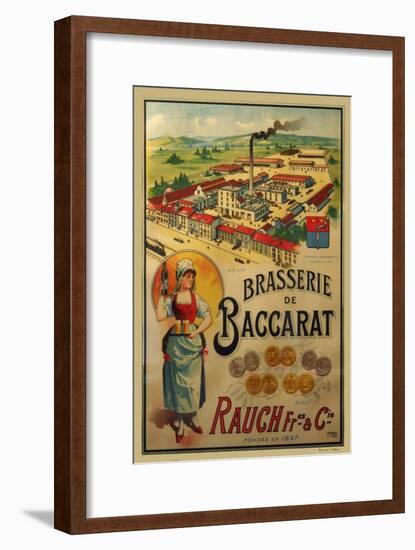 Brasserie de Baccarat-null-Framed Giclee Print