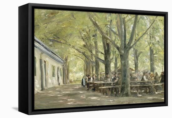 Brasserie de campagne à Brannenbourg (Bavière)-Max Liebermann-Framed Stretched Canvas