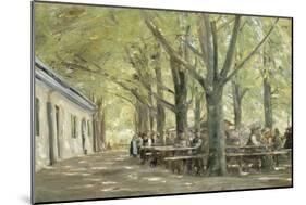 Brasserie de campagne à Brannenbourg (Bavière)-Max Liebermann-Mounted Giclee Print