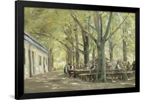 Brasserie de campagne à Brannenbourg (Bavière)-Max Liebermann-Framed Giclee Print