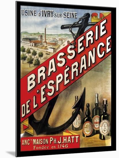 Brasserie de Esperance-null-Mounted Giclee Print