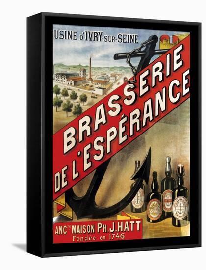 Brasserie de Esperance-null-Framed Stretched Canvas