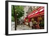 Brasserie La Taverne on Boulevard des Italiens, Paris, Ile de France, France-null-Framed Art Print