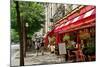 Brasserie La Taverne on Boulevard des Italiens, Paris, Ile de France, France-null-Mounted Art Print