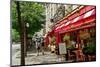 Brasserie La Taverne on Boulevard des Italiens, Paris, Ile de France, France-null-Mounted Art Print