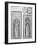 Brasses of John Newcourt and Brome Whorewood in Old St Paul's Cathedral, City of London, 1656-Wenceslaus Hollar-Framed Giclee Print