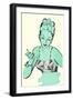 Brassiere Advertisement-null-Framed Art Print