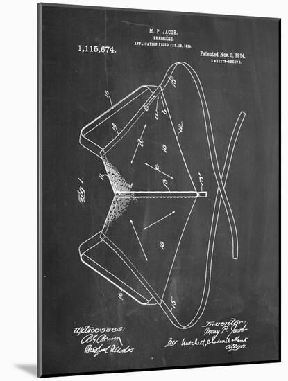 Brassiere Patent 1914-null-Mounted Art Print