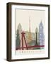 Bratislava Skyline Poster-paulrommer-Framed Art Print