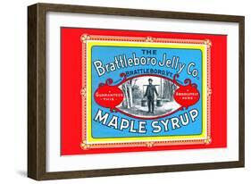 Brattleboro Jelly Co. Maple Syrup-null-Framed Art Print