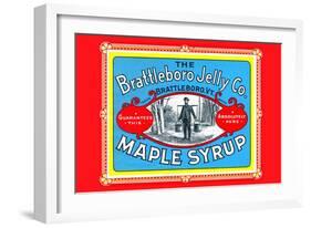 Brattleboro Jelly Co. Maple Syrup-null-Framed Art Print