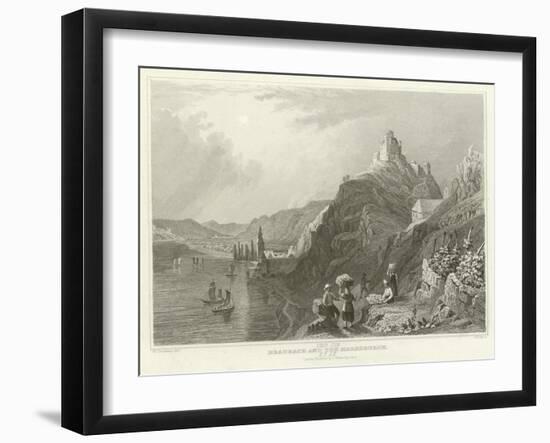 Braubach and the Marksburgh-William Tombleson-Framed Giclee Print