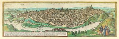 Civitates Orbis Terrarum: Cusco, View of the City and its Environs in 1576-Braun and Hogenberg-Giclee Print