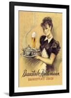 Braustube Hurliman Bahnhofplatz-Hugo Laubi-Framed Art Print