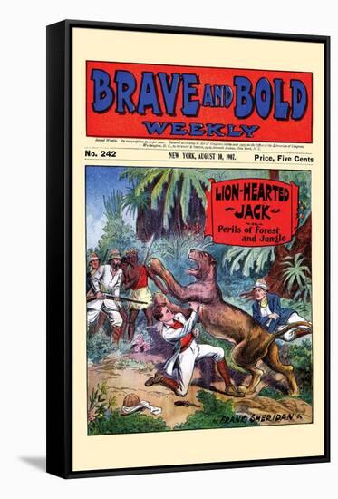 Brave & Bold Weekly-Street & Smith-Framed Stretched Canvas