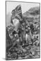 Brave Conduct of Sergeant Graham, Battle of Seringapatam, 1894-Richard Caton Woodville II-Mounted Giclee Print