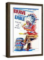 Brave Eagle-null-Framed Art Print