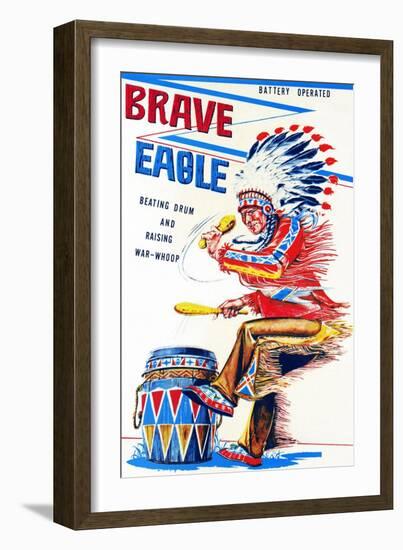 Brave Eagle-null-Framed Art Print