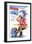 Brave Eagle-null-Framed Art Print