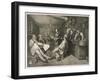 Brave English Salvationist Preaches to the Clientele of a Swiss Tavern-G. Cederstroem-Framed Art Print