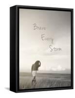Brave Every Storm-Amanda Lee Smith-Framed Stretched Canvas