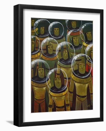 Brave Explorers of Yesteryear-Aaron Jasinski-Framed Art Print