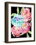 Brave,Strong, Beautiful, Amazing-Amy Brinkman-Framed Art Print