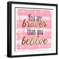 Braver Tie Dye 1-Kimberly Allen-Framed Art Print