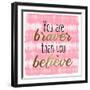 Braver Tie Dye 1-Kimberly Allen-Framed Art Print