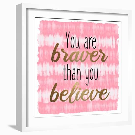 Braver Tie Dye 1-Kimberly Allen-Framed Art Print