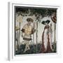 Braves and Heroines Series: Goffredo Di Buglione and Delfila-Giacomo Jaquerio-Framed Giclee Print