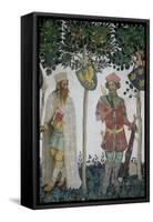 Braves and Heroines Series: King David and Judas Maccabeus-Giacomo Jaquerio-Framed Stretched Canvas