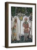 Braves and Heroines Series: King David and Judas Maccabeus-Giacomo Jaquerio-Framed Giclee Print