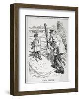 Bravo Belgium! from 'Punch' Magazine, Vol CXLVII P.143, Pub. August 12th, 1914-Frederick Henry Townsend-Framed Giclee Print