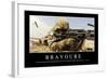 Bravoure: Citation Et Affiche D'Inspiration Et Motivation-null-Framed Photographic Print