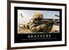 Bravoure: Citation Et Affiche D'Inspiration Et Motivation-null-Framed Photographic Print