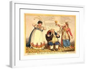 Bravuras Rival Syrens or John-Bulls Rehearsal of Capt. Macheath-null-Framed Giclee Print