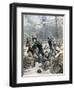 Brawl Between English and German Sailors at Millwall Docks, London, 1892-Henri Meyer-Framed Giclee Print