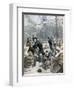 Brawl Between English and German Sailors at Millwall Docks, London, 1892-Henri Meyer-Framed Giclee Print