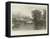 Braxted Lodge, Near Witham, Essex, the Seat of P Ducane, Esquire-William Henry Bartlett-Framed Stretched Canvas