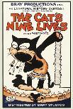 The Cat's Nine Lives-Bray Productions-Laminated Art Print
