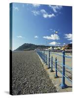 Bray Promenade and Beach Towards Bray Head, Bray, County Dublin, Republic of Ireland-Pearl Bucknall-Stretched Canvas