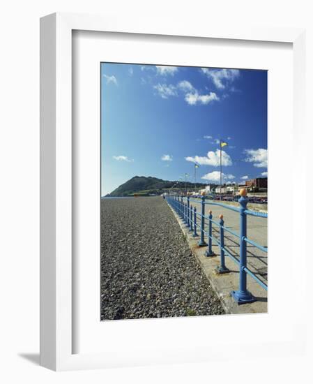 Bray Promenade and Beach Towards Bray Head, Bray, County Dublin, Republic of Ireland-Pearl Bucknall-Framed Photographic Print