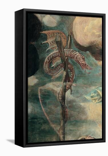 Brazen Serpent-Tintoretto-Framed Stretched Canvas